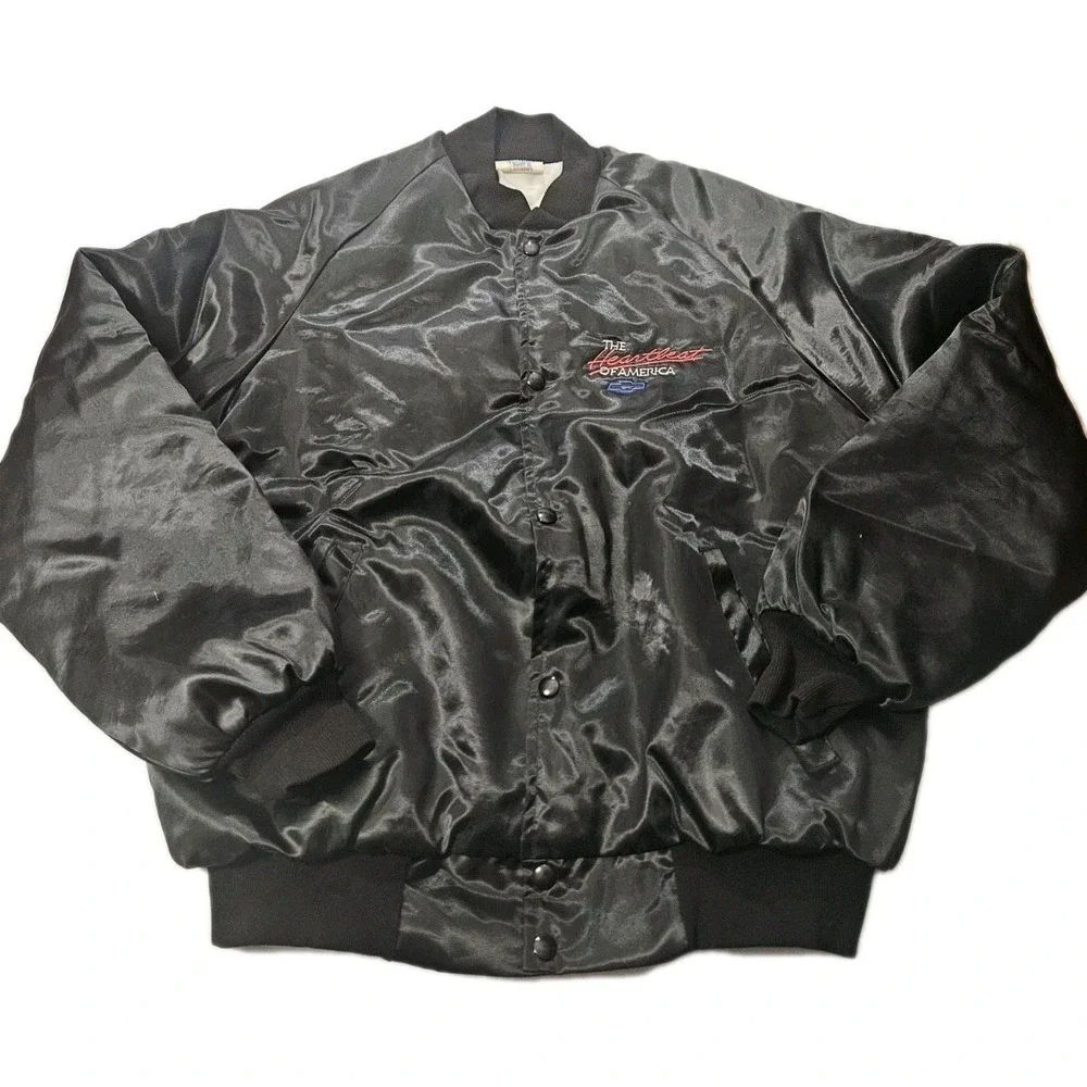 Vintage Chevrolet Bowtie windbreaker/ jacket - size XL- 100% nylon - Great Shape